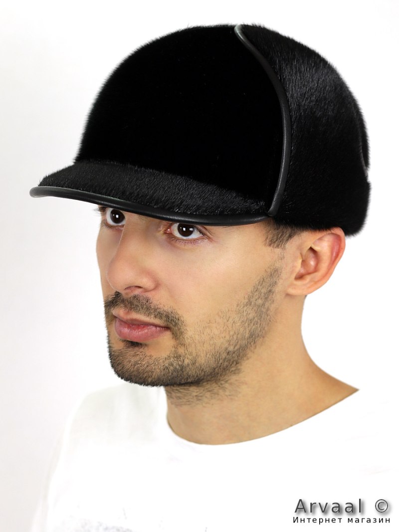 Норковая кепка мужская