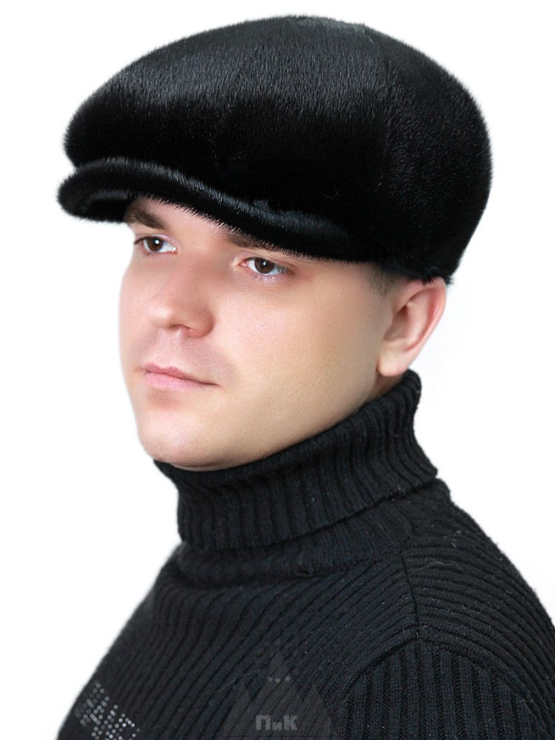 Норковая кепка мужская