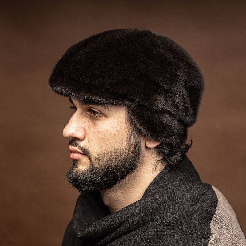 Норковая кепка мужская