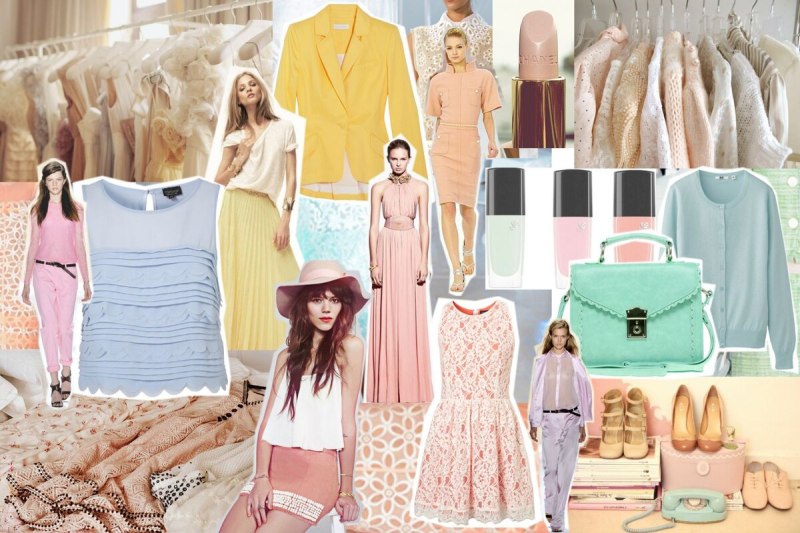 Пастельные тона в одежде