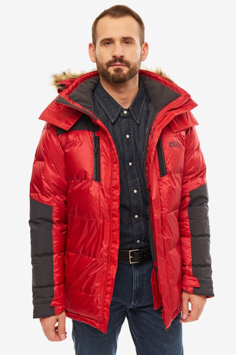 Пуховик jack1it красный