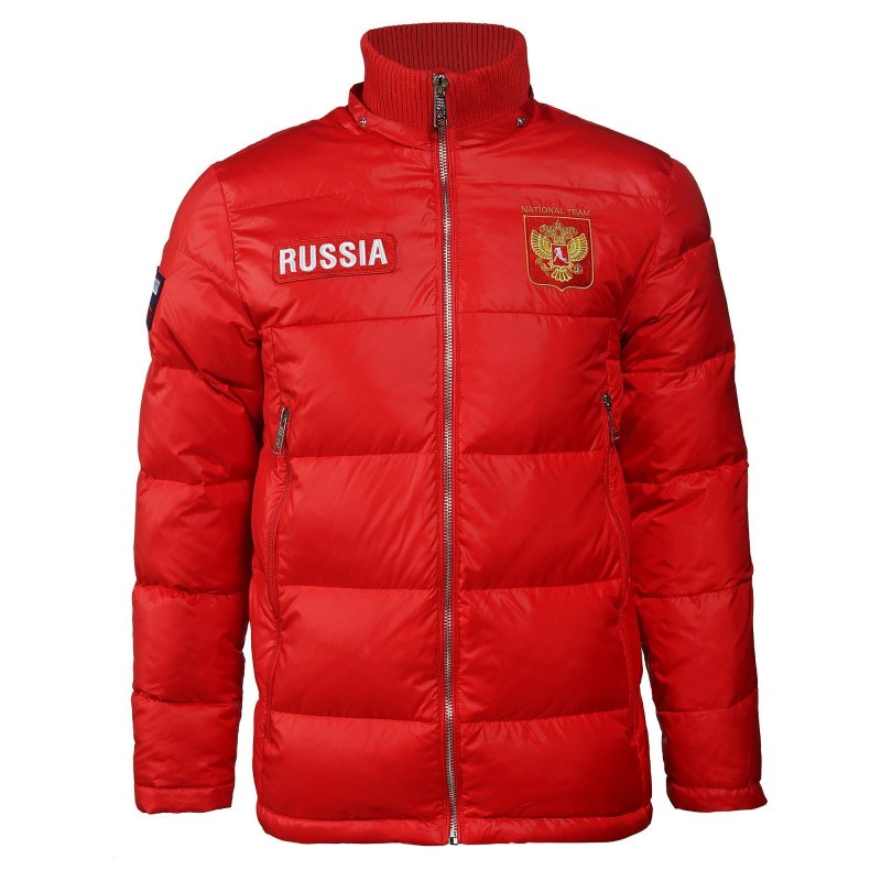 Красная пуховая куртка мужская