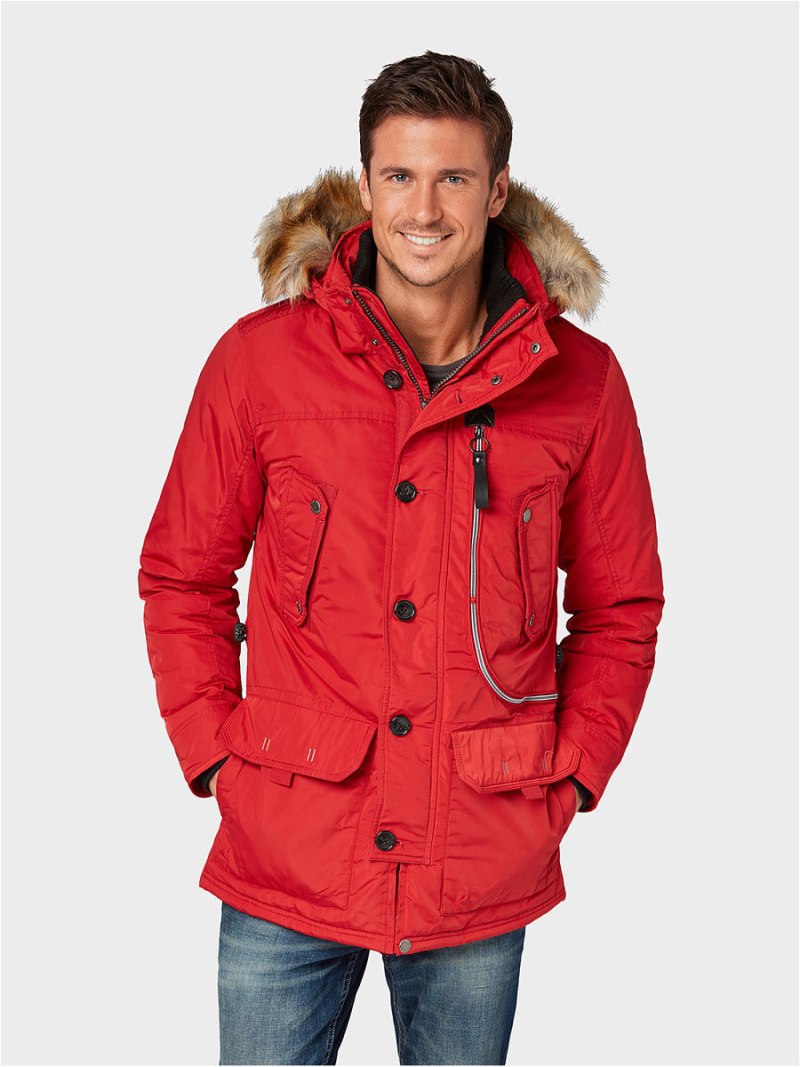 Парка Tom Tailor оранжевая