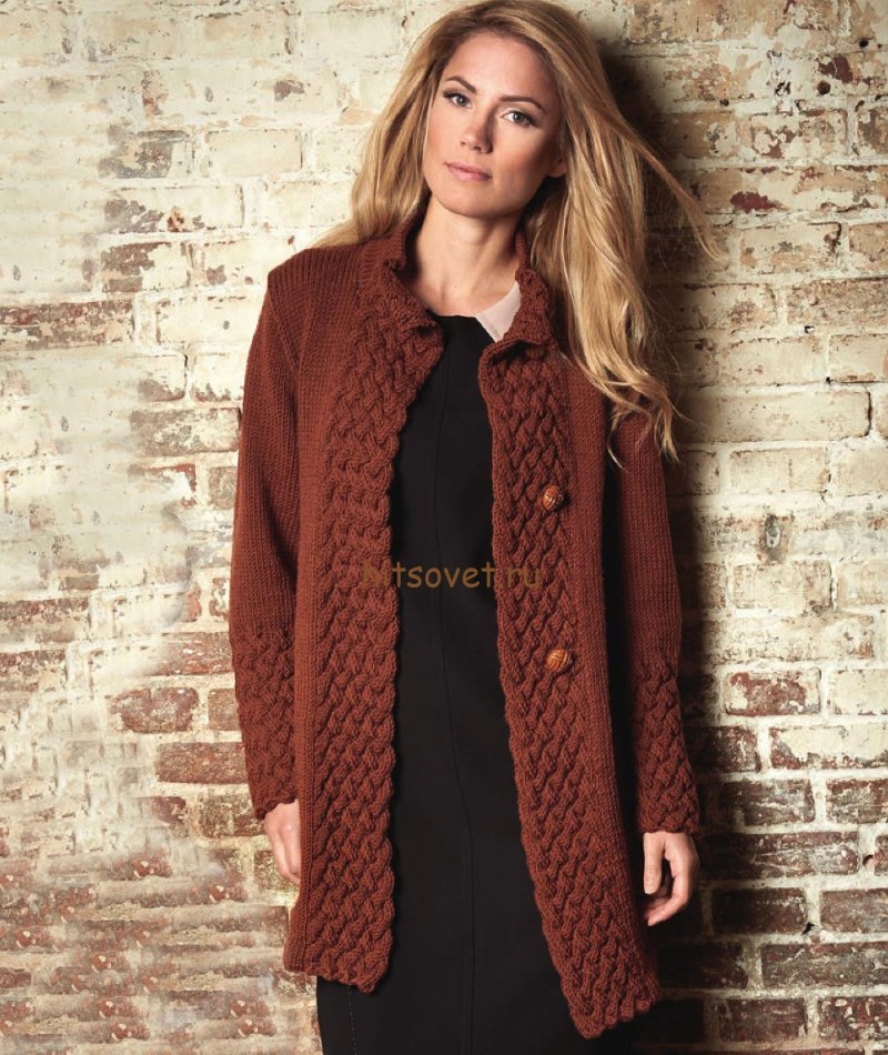 Кардиган вязаный