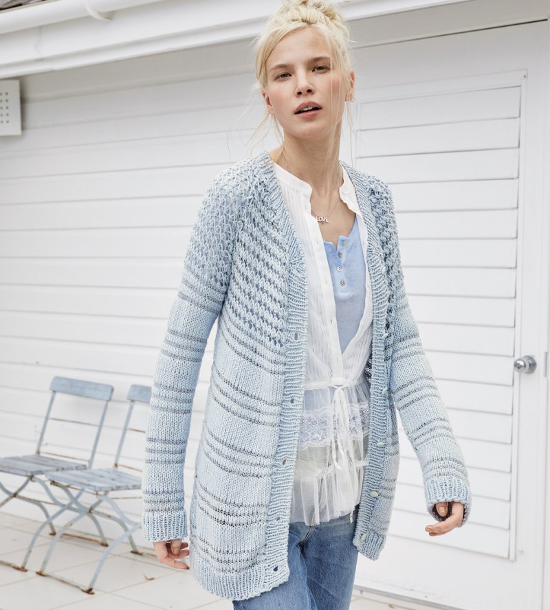 Кардиган вязаный