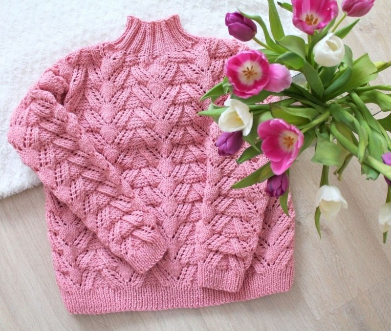 Джемпер из Ализе Лана Голд