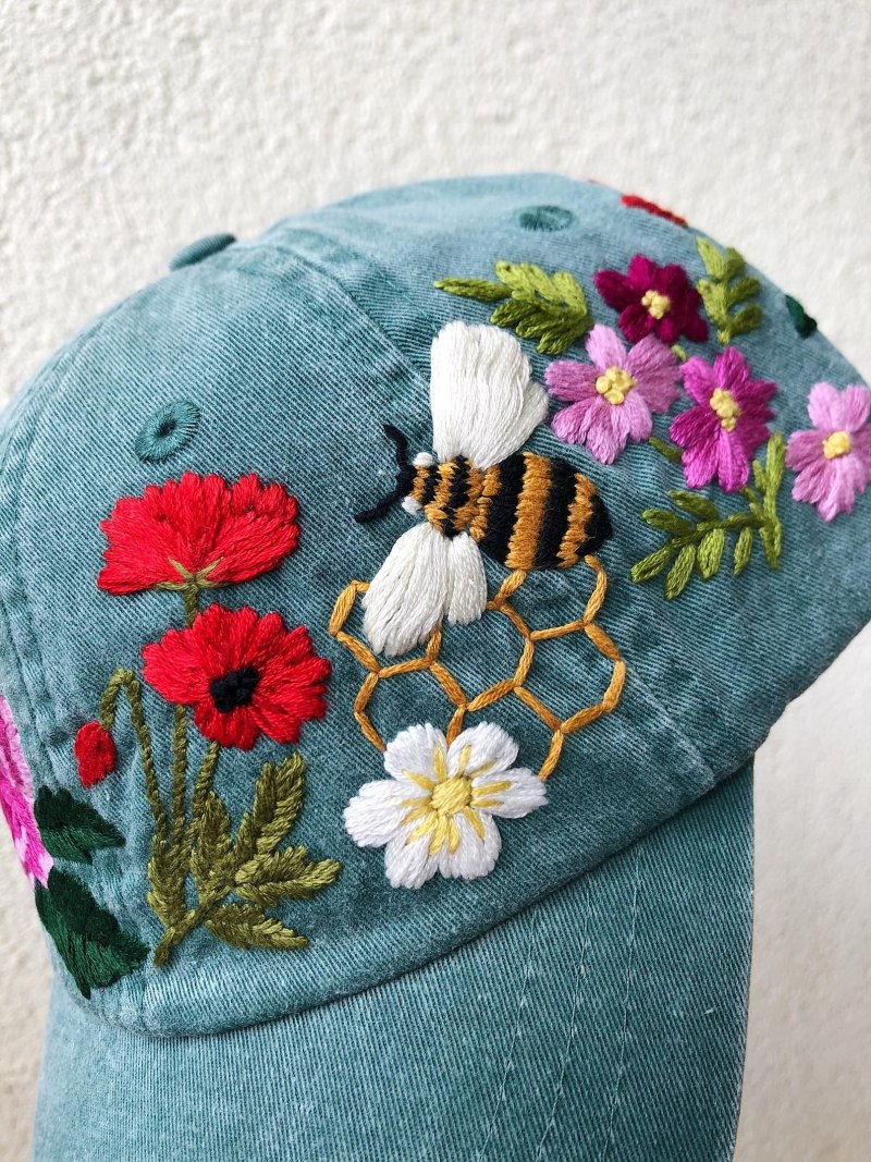 Embroidered hat