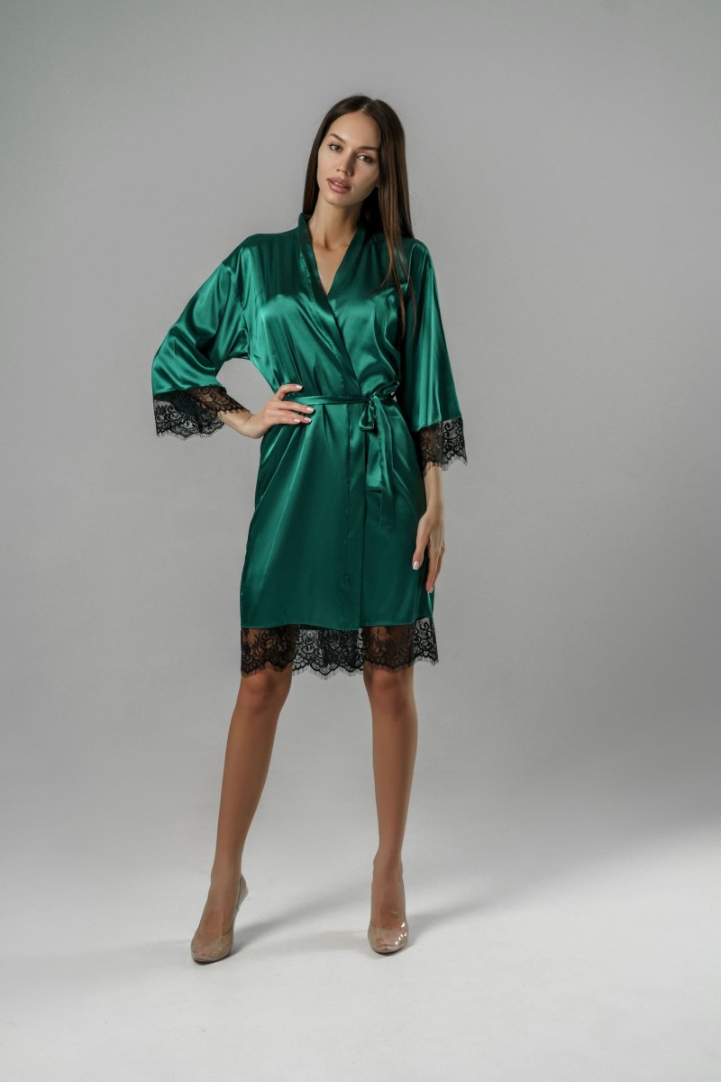 Халат с вишенками