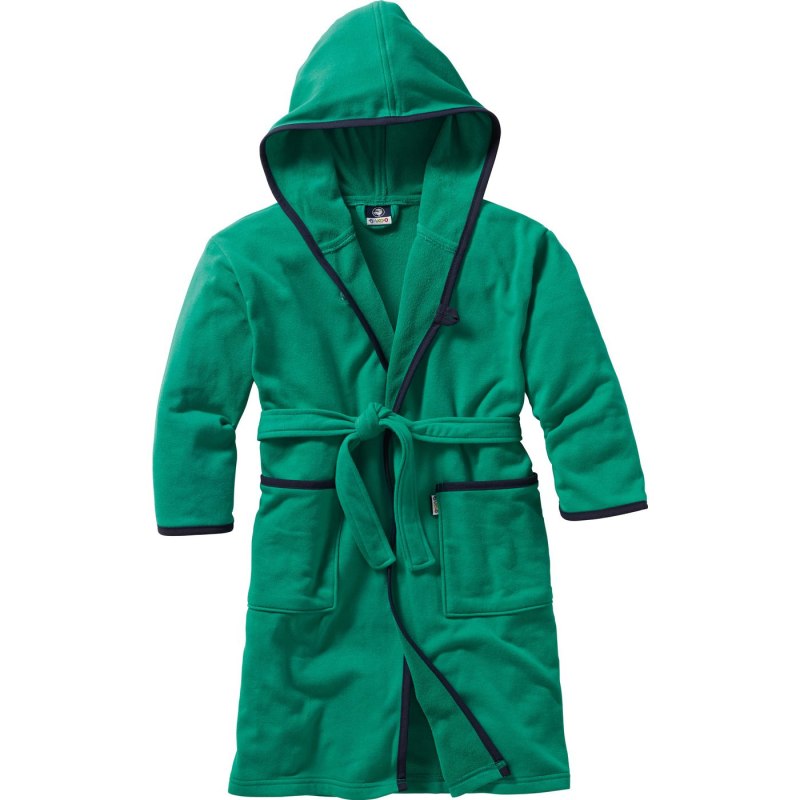 Махровый халат с капюшоном