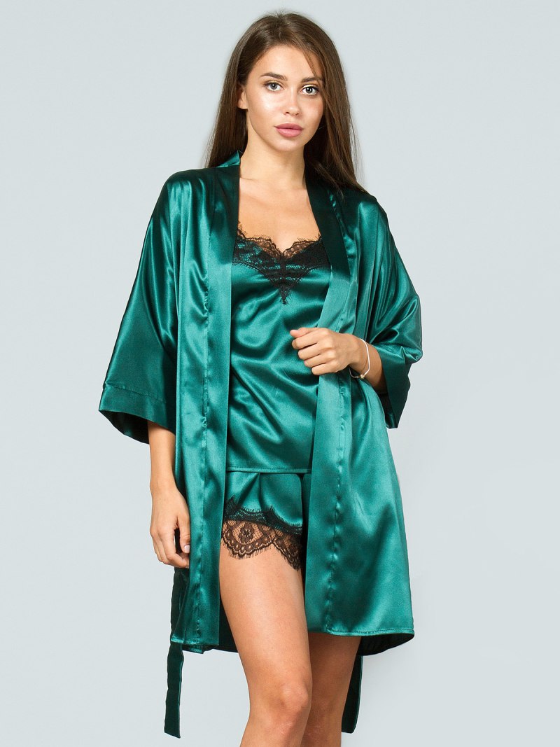 Пеньюар зеленый