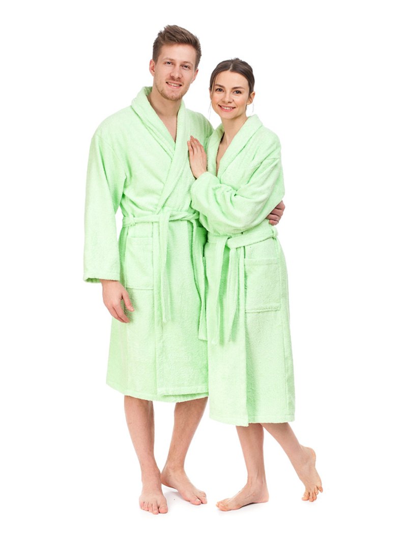 Салатовый халат