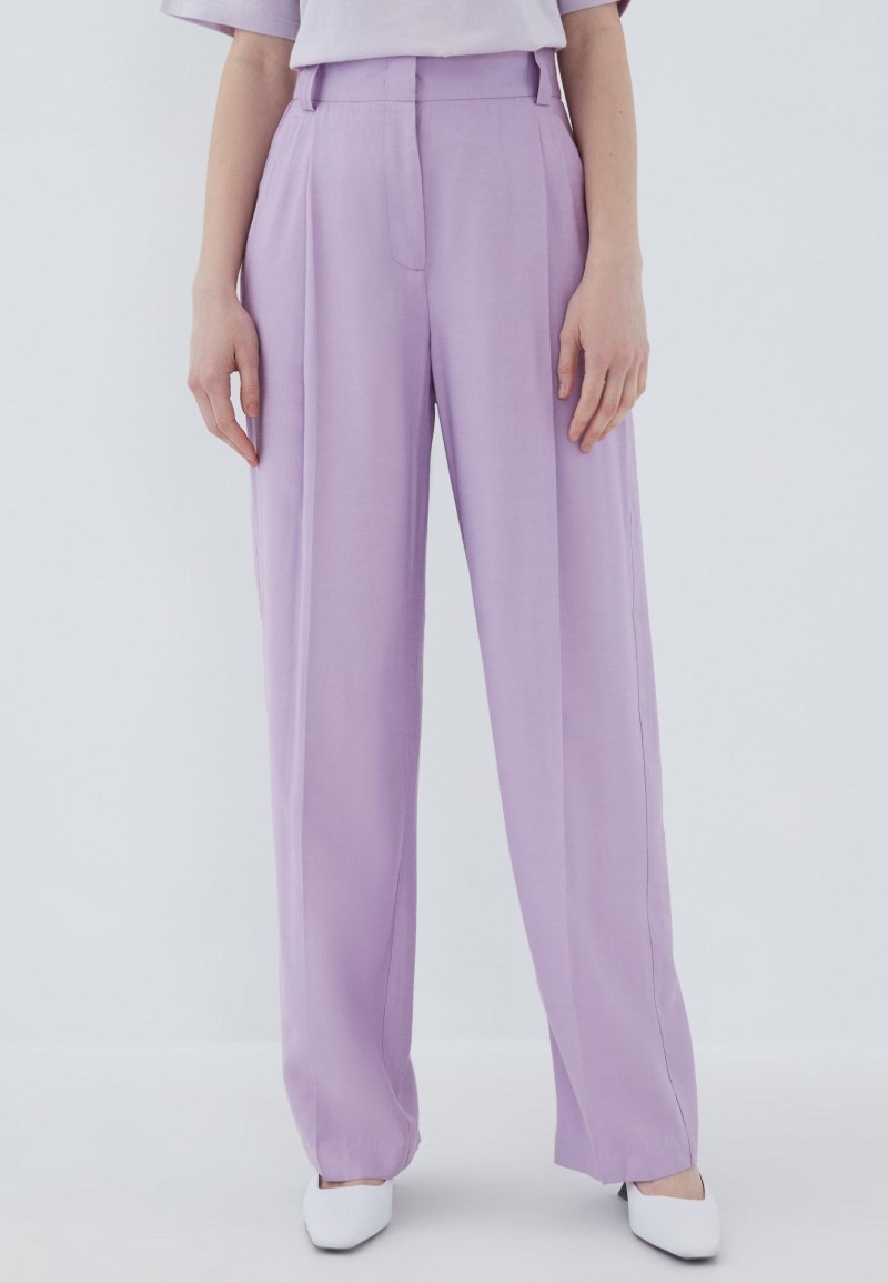 Брюки Zarina фиолетовые