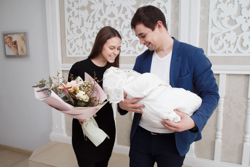 Выписка из роддома фотосессия