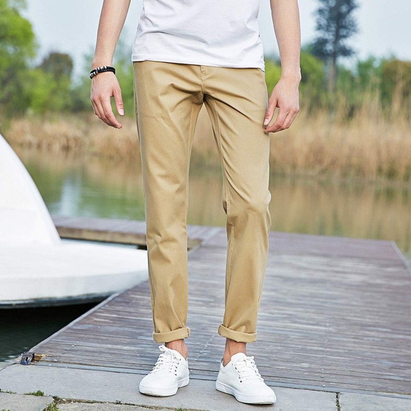 Брюки с подворотом мужские