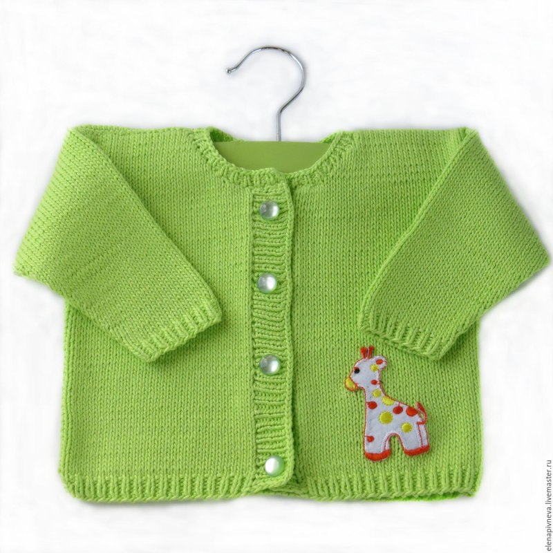 Детская вязаная кофта