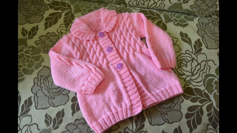 Кофта для девочки спицами