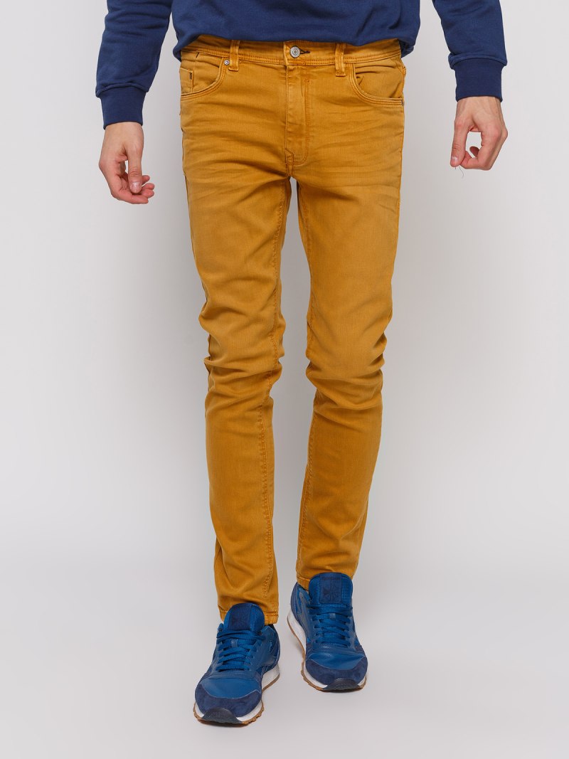 Штаны горчичного цвета мужские
