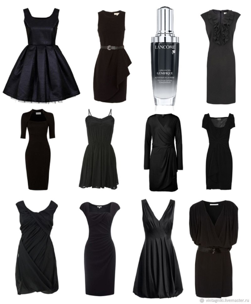 Маленькое черное платье фасоны