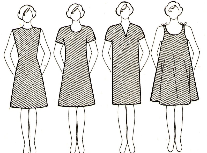 Современные силуэты в одежде