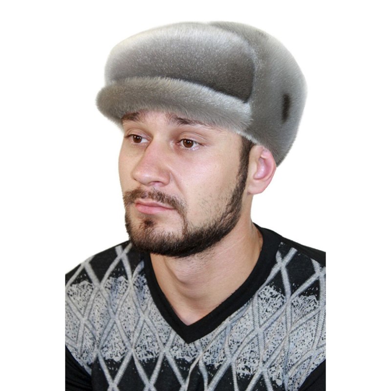 Меховая кепка мужская