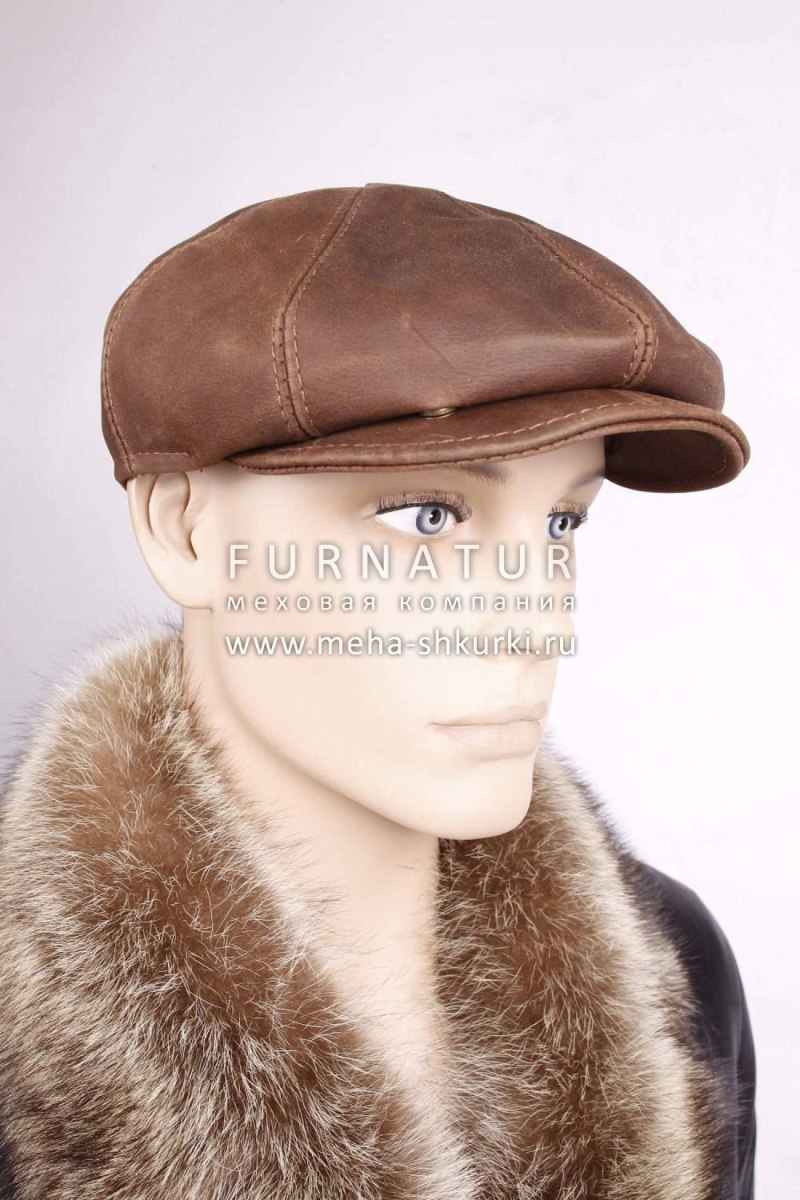Кепка восьмиклинка меховая мужская