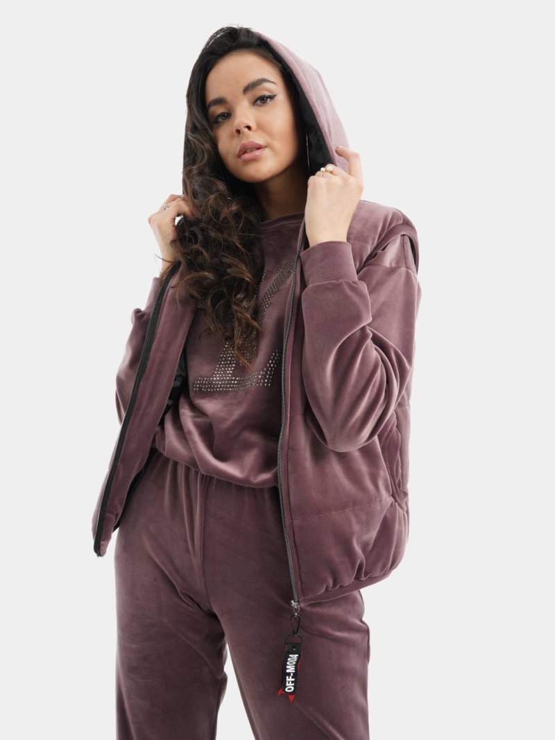 Велюровый костюм женский