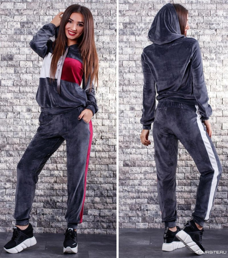 Костюм женский адидас велюр