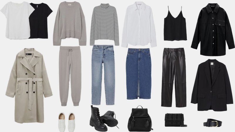 Базовый капсульный гардероб 2022