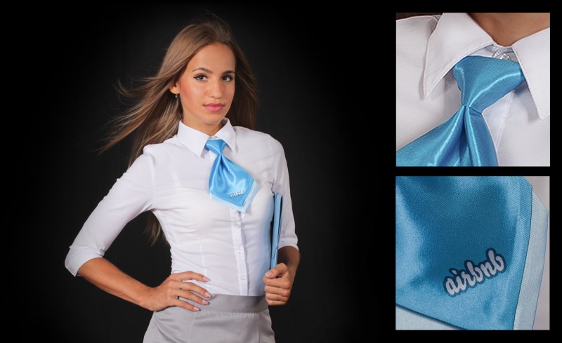 Женщина в галстуке