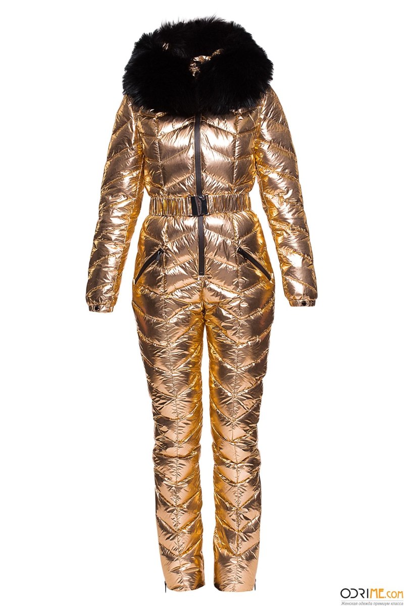 Комбинезон женский зимний золотой