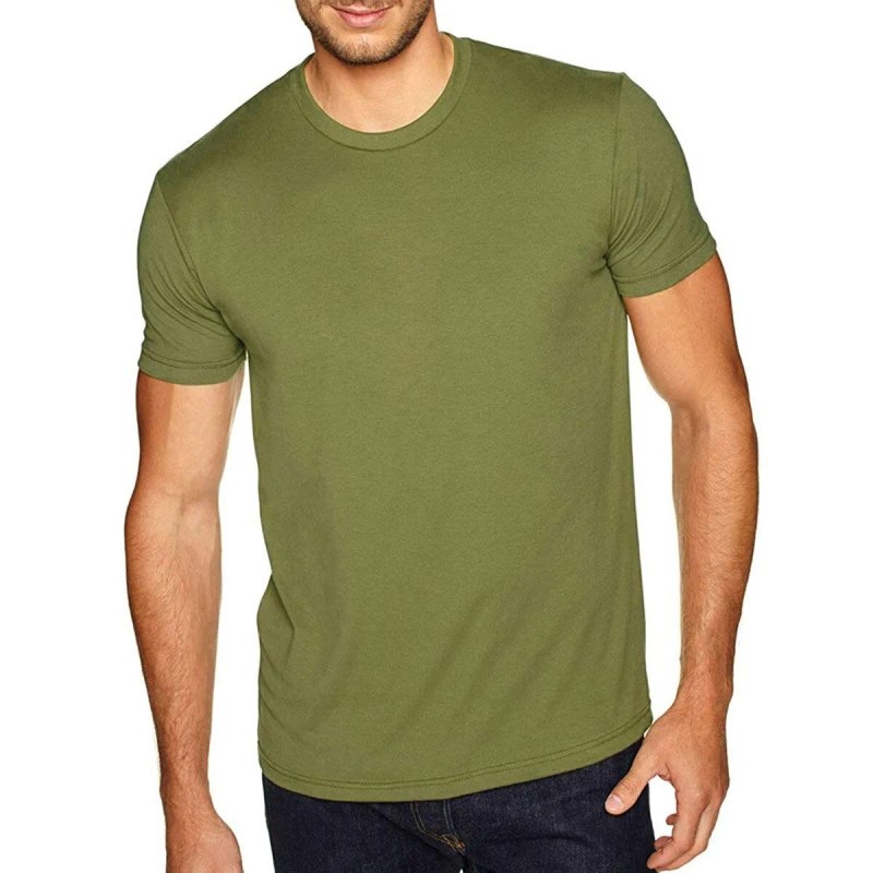 Футболка хаки мужская однотонная