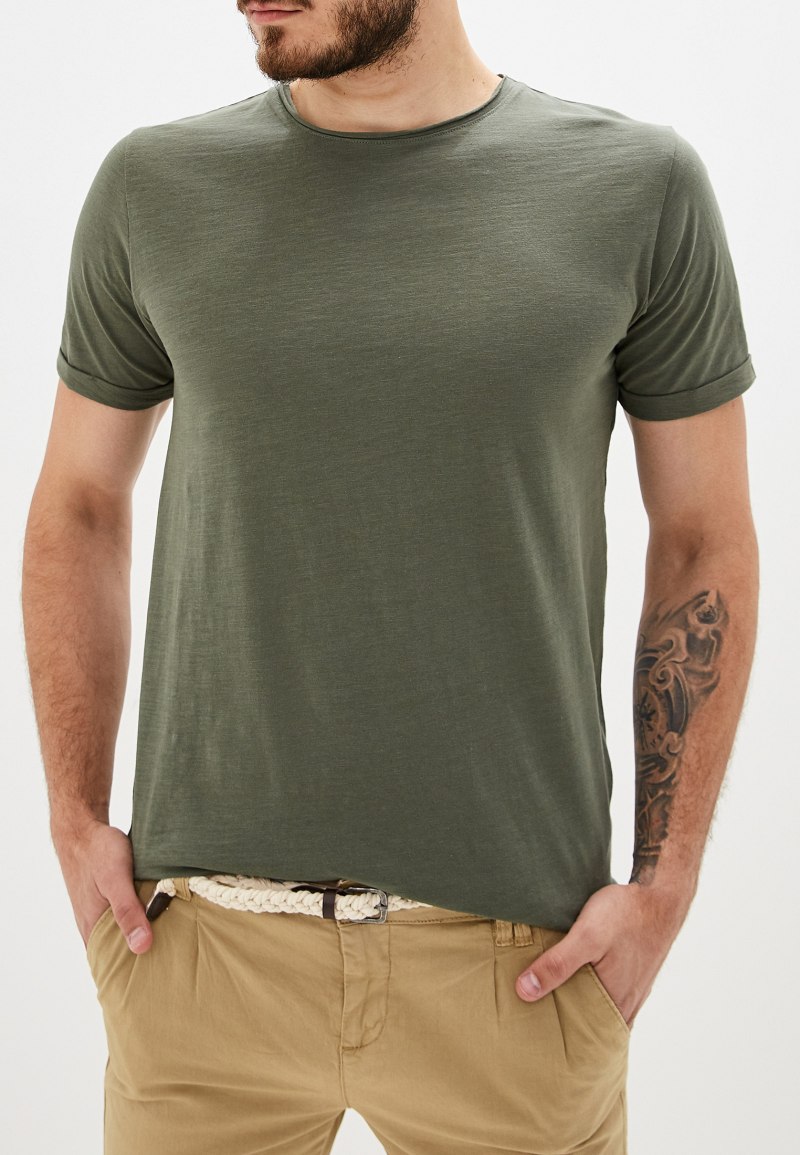 Майка цвета хаки мужская