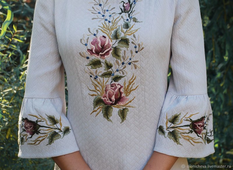 Вышивка на одежде