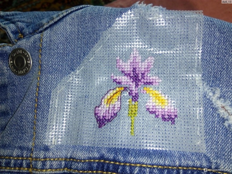 Вышивка крестиком на одежде