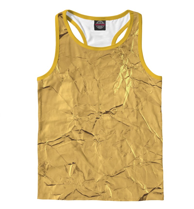 Золотая майка женская