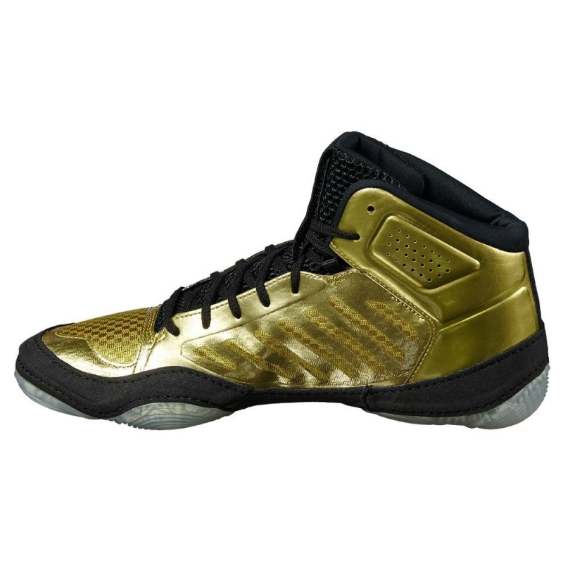 Борцовки асикс золотые