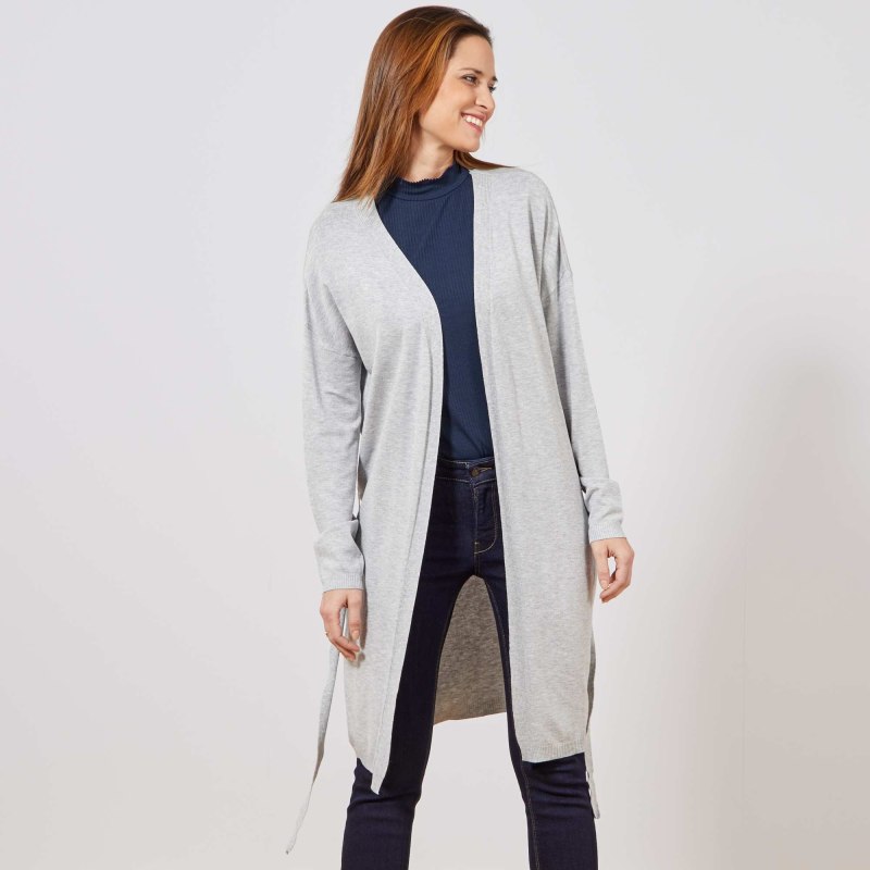 Тонкий трикотажный кардиган