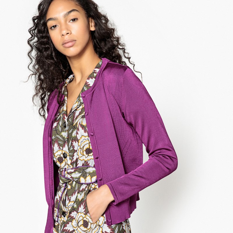 Кардиган из тонкого трикотажа