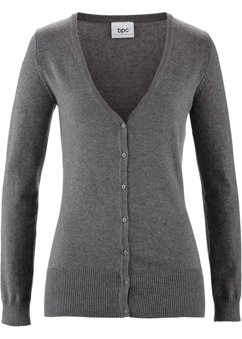 Тонкий кардиган на пуговицах