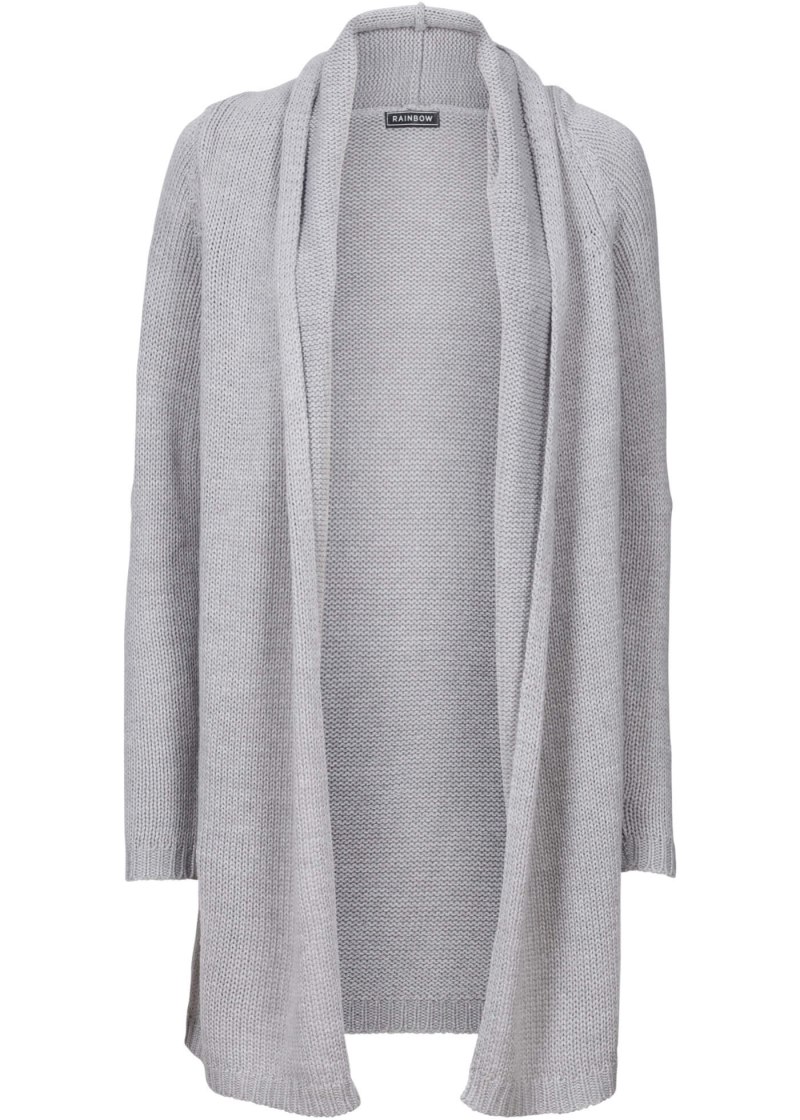 Длинный кардиган из трикотажа