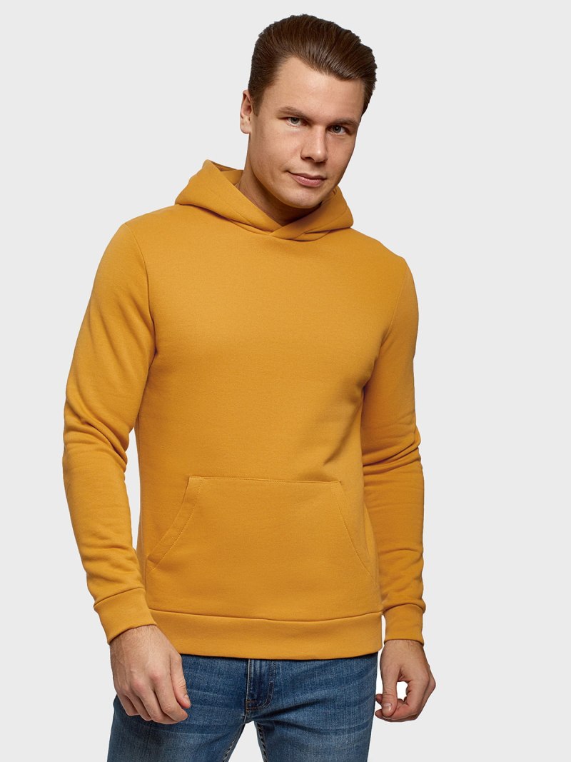 Жёлтая толстовка мужская