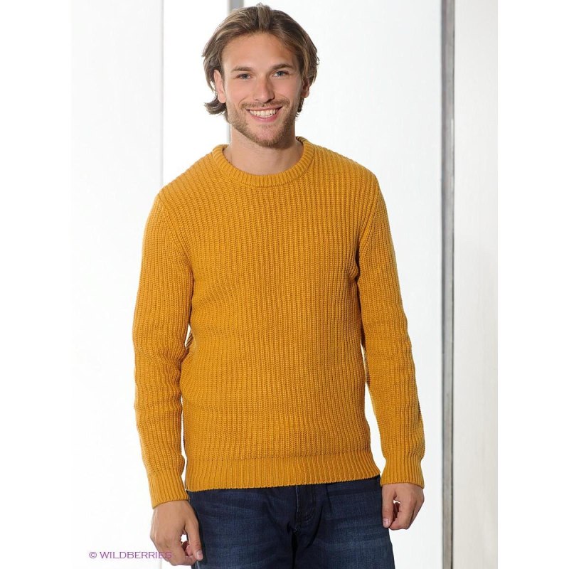 Водолазка мужская горчичного цвета