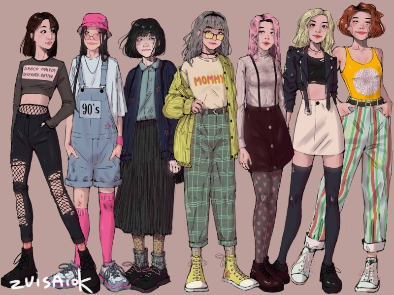 Стиль инди КИД одежда Эстетика