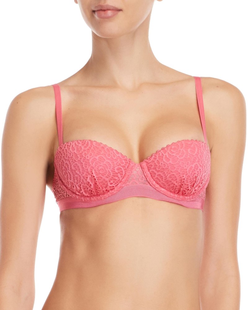 Infinity белье розовый бюстгальтер балконет