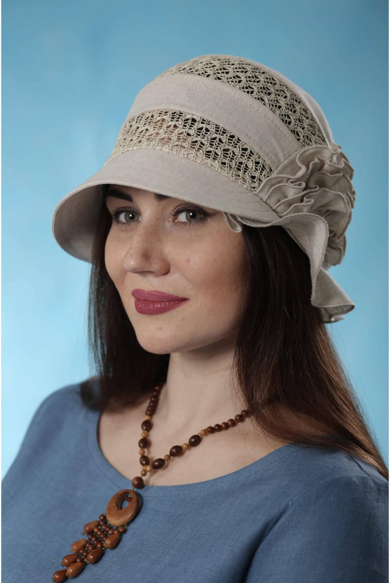 Шляпа из льна