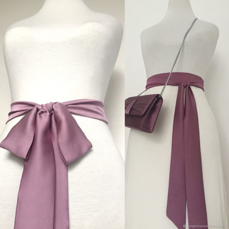 Красивые пояса из ткани