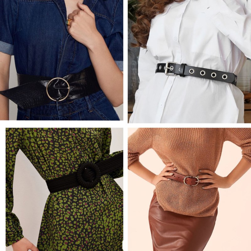 Модные ремни для платья