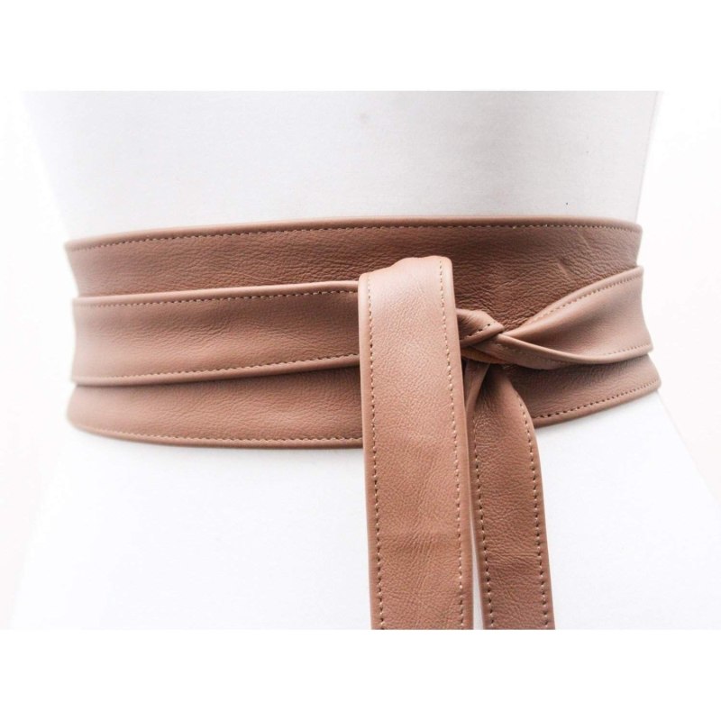 Кожаный пояс завязывающийся