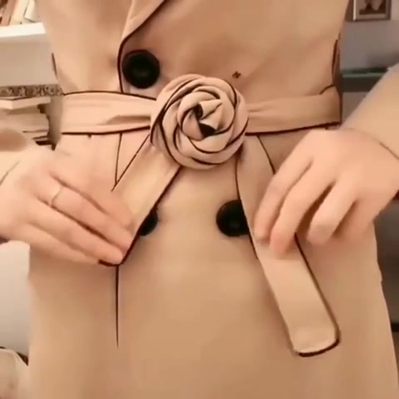 Способы завязывания пояса на платье