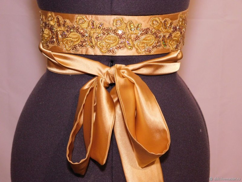 Красивые пояса для платья